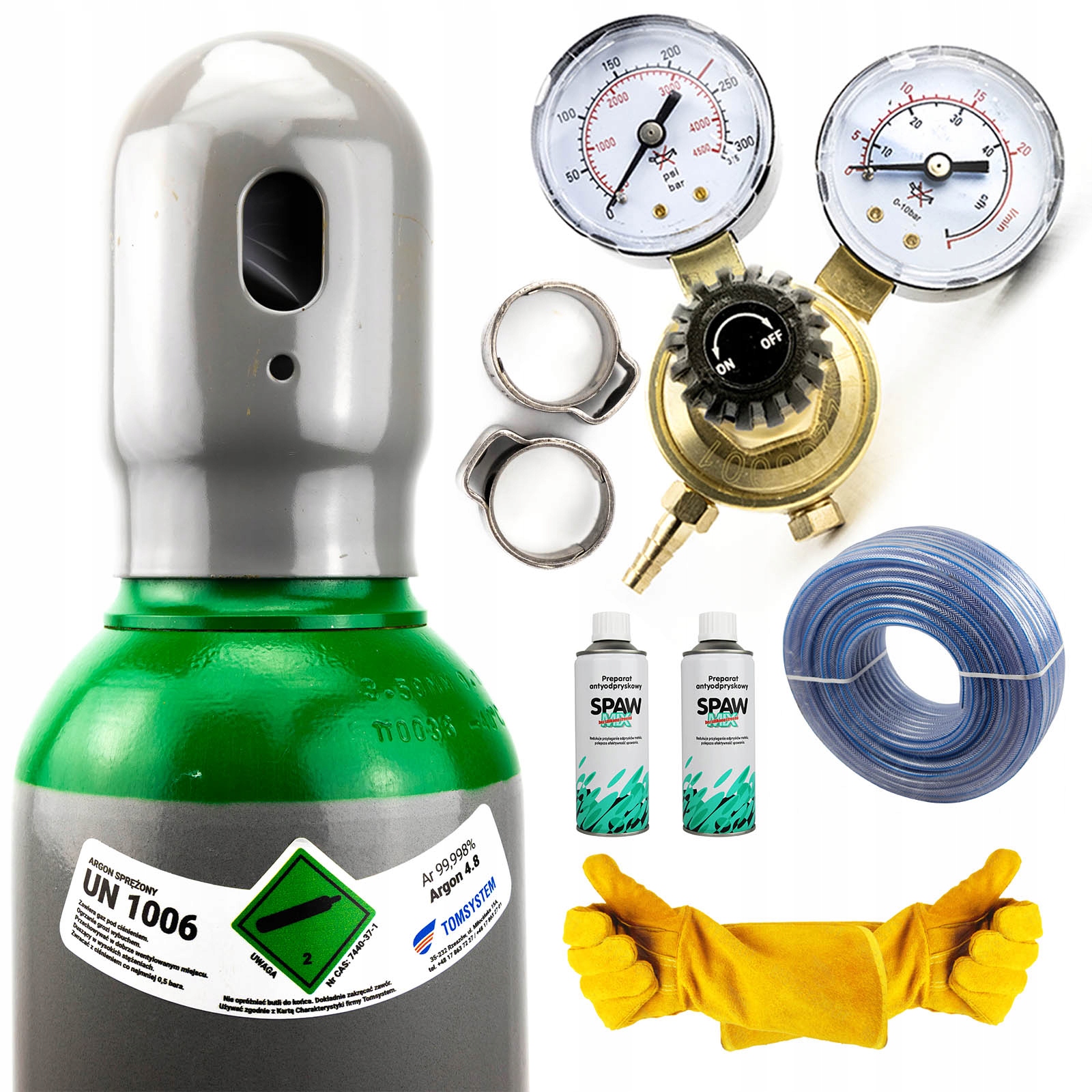 SET – ARGÓN 8L PLNÝ VALEC + PRÍSLUŠENSTVO + SPAWMIX